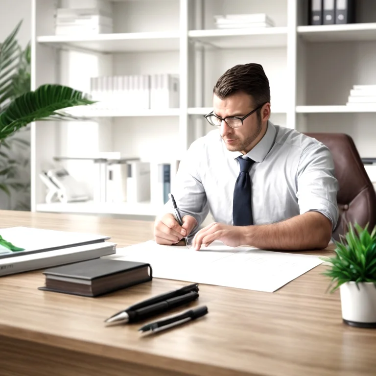 Experienced legal professional advising client